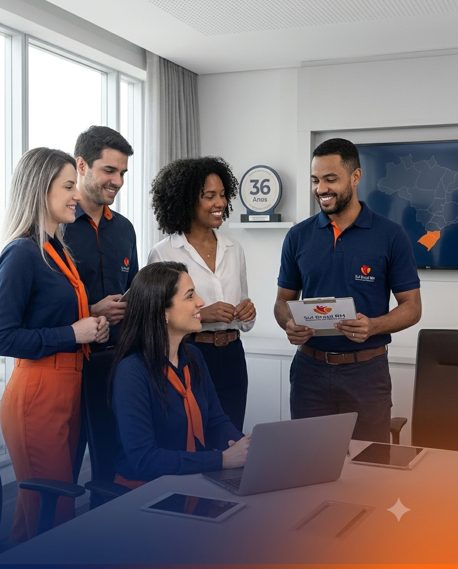 Equipe Sul Brasil RH em atendimento